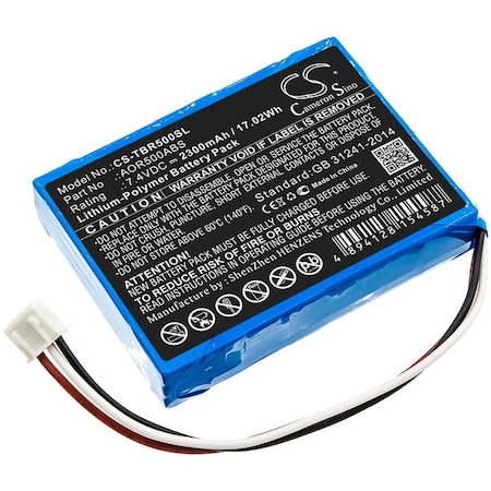 Bsc Preferred Tribrer AOR500 AOR500-s Survey Multimeter and Equipment Replacement Battery CS-TBR500SL